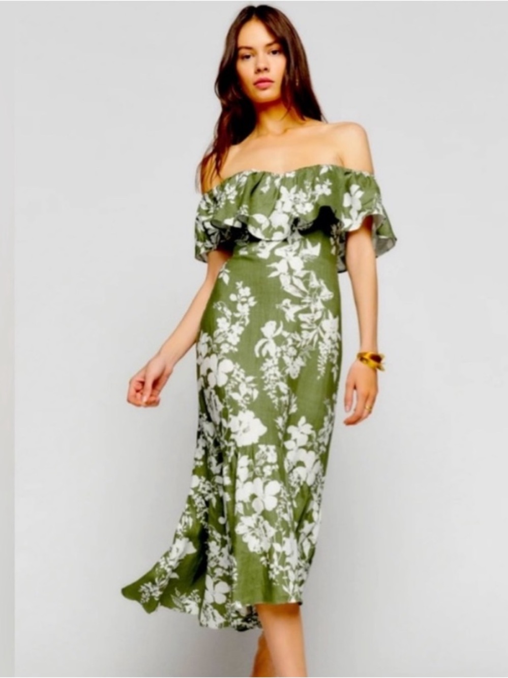 REFORMATION Baela Midi Dress | Size 8 | Pristine condition